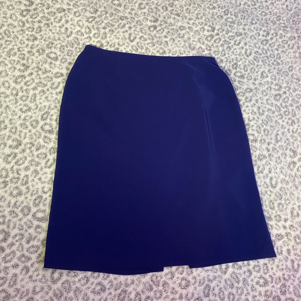 Royal blue skirt